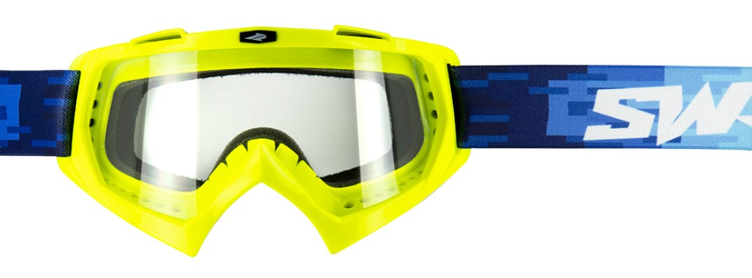 MASQUE CROSS SWAP'S PIXEL JAUNE FLUO ECRAN CLAIR